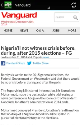 All Nigerian News android App screenshot 0